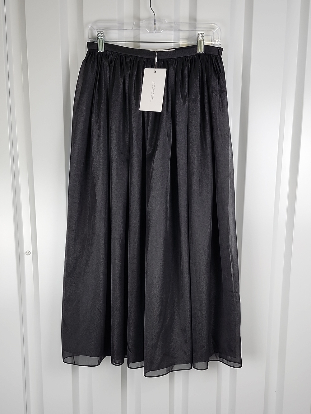 Adeirlina Women's Twilight Black Gathered Full Skirt Size Med NWT Dark Romantic